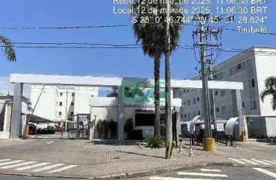 Apartamento com 2 dormitórios à venda, 44 m² por r$ 104.711,47 - jardim gurilândia - taubaté/sp
