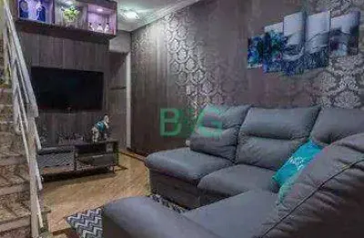 Sobrado à venda, 77 m² por r$ 424.000,00 - parque capuava - santo andré/sp