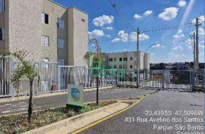 Apartamento à venda, 40 m² por r$ 111.816,50 - parque são bento - sorocaba/sp