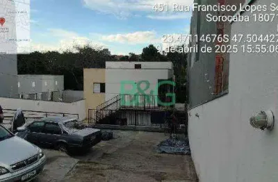 Apartamento com 1 dormitório à venda, 34 m² por r$ 75.305,50 - terra vermelha - sorocaba/sp