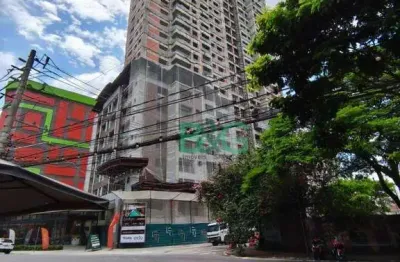 Apartamento com 1 dormitório à venda, 30 m² por r$ 600.000,00 - brooklin - são paulo/sp