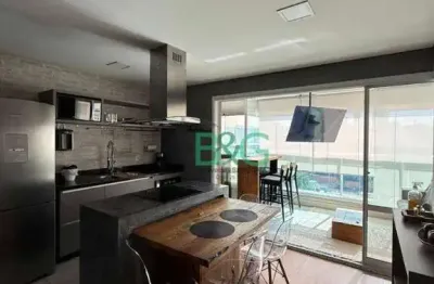 Apartamento com 1 dormitório à venda, 43 m² por r$ 540.000 - campo belo - são paulo/sp