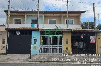 Casa com 2 dormitórios à venda, 76 m² por r$ 142.037,17 - jardim santa tereza - taubaté/sp
