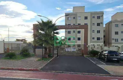 Apartamento com 2 dormitórios à venda, 42 m² por r$ 106.667,03 - umuarama - araçatuba/sp