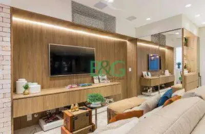 Apartamento com 2 dormitórios à venda, 80 m² por r$ 1.341.600 - vila regente feijó - são paulo/sp