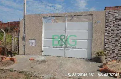 Casa com 2 dormitórios à venda, 60 m² por r$ 99.555,89 - parque pampulha - agudos/sp