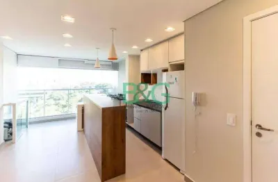 Apartamento com 1 dormitório à venda, 40 m² por r$ 799.000 - bosque da saúde - são paulo/sp