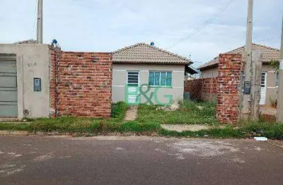 Casa com 2 dormitórios à venda, 44 m² por r$ 78.201,87 - residencial portal do parque iii - birigüi/sp