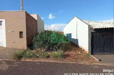 Terreno à venda, 125 m² por r$ 61.528 - parque residencial laluce ii - birigüi/sp