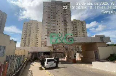 Apartamento à venda, 49 m² por r$ 142.262,72 - residencial galo de ouro - cerquilho/sp
