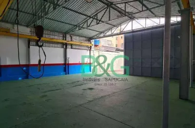 Galpão para alugar, 550 m² por r$ 15.300,00/mês - ipiranga - são paulo/sp
