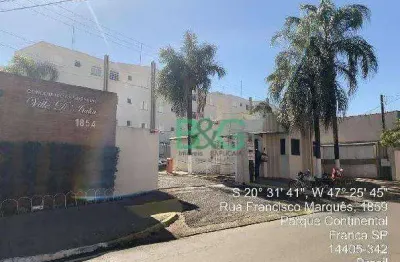 Apartamento à venda, 43 m² por r$ 124.977,03 - vila santos dumont - franca/sp