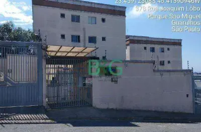Apartamento com 2 dormitórios à venda, 45 m² por r$ 159.328,58 - parque são miguel - guarulhos/sp