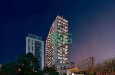 Apartamento à venda, 35 m² por r$ 855.666,00 - moema - são paulo/sp