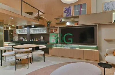 Studio à venda, 41 m² por r$ 726.165,00 - brooklin - são paulo/sp