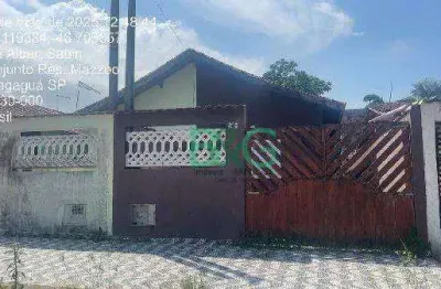 Casa com 2 dormitórios à venda, 60 m² por r$ 108.698,37 - balneário itaguaí - mongaguá/sp