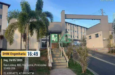 Apartamento à venda, 43 m² por r$ 136.714,61 - parque orlanda i - piracicaba/sp