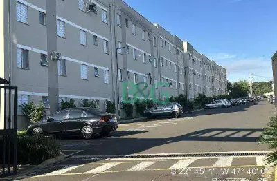 Apartamento com 2 dormitórios à venda, 45 m² por r$ 114.838,57 - jardim planalto - piracicaba/sp