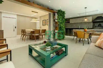 Apartamento com 3 dormitórios à venda, 172 m² por r$ 7.235.000,00 - moema - são paulo/sp