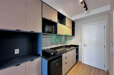 Studio, 32 m² - venda por r$ 690.000,00 ou aluguel por r$ 4.316,20/mês - jardim das acácias - são paulo/sp