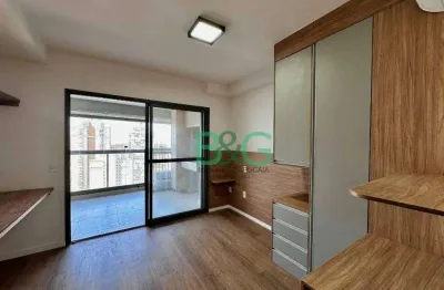 Studio, 31 m² - venda por r$ 600.000,00 ou aluguel por r$ 3.507,60/mês - jardim das acácias - são paulo/sp