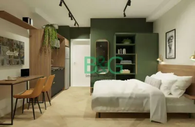 Apartamento com 1 dormitório à venda, 24 m² por r$ 489.600,00 - perdizes - são paulo/sp