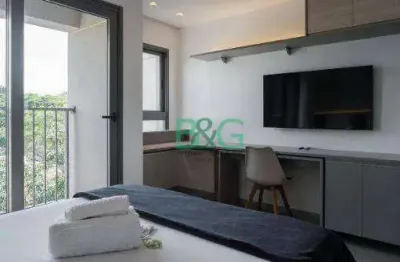 Apartamento com 1 dormitório à venda, 25 m² por r$ 499.000,00 - campo belo - são paulo/sp