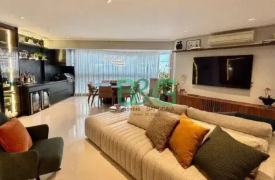 Apartamento com 3 dormitórios à venda, 131 m² por r$ 2.100.000 - vila regente feijó - são paulo/sp