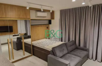Studio para alugar, 42 m² por r$ 4.440,00/mês - campo belo - são paulo/sp