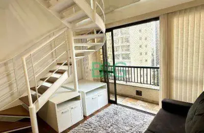 Apartamento duplex com 1 dormitório para alugar, 45 m² por r$ 5.366,00/mês - jardim paulista - são paulo/sp