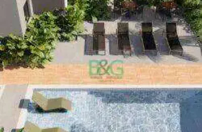 Apartamento com 1 dormitório à venda, 25 m² por r$ 293.431,05 - brooklin paulista - são paulo/sp