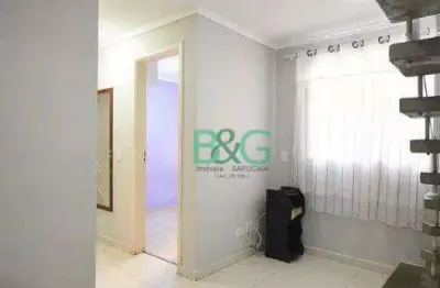 Apartamento duplex com 2 dormitórios à venda, 94 m² por r$ 349.000 - parque esmeralda - são paulo/sp