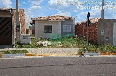 Casa com 2 dormitórios à venda, 44 m² por r$ 114.838,57 - bairro das palmeiras - rio das pedras/sp