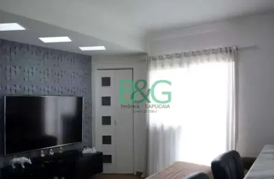 Apartamento com 2 dormitórios à venda, 59 m² por r$ 349.000 - jardim monte alegre - taboão da serra/sp