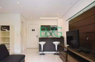 Studio com 1 dormitório para alugar, 35 m² por r$ 3.490/mês - jardim ampliação - são paulo/sp