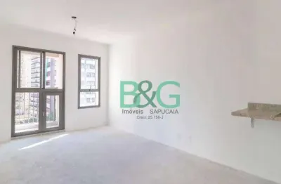 Apartamento com 1 dormitório à venda, 32 m² por r$ 470.000 - santo amaro - são paulo/sp