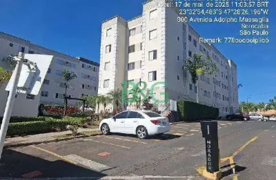 Apartamento à venda, 45 m² por r$ 111.000,00 - vossoroca - votorantim/sp