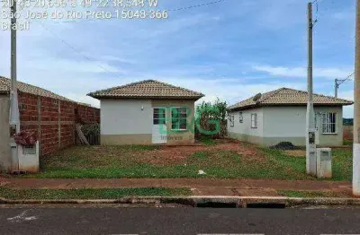 Casa com 2 dormitórios à venda, 45 m² por r$ 94.815,14 - egydio zani - são josé do rio preto/sp