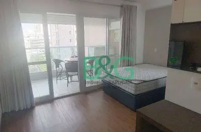 Apartamento com 1 dormitório para alugar, 35 m² por r$ 4.150,00/mês - brooklin paulista - são paulo/sp