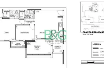 Apartamento com 1 dormitório à venda, 68 m² por r$ 728.000 - vila prudente (zona leste) - são paulo/sp