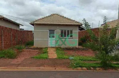 Casa com 2 dormitórios à venda, 44 m² por r$ 106.667 - residencial maria clara 2 - são josé do rio preto/sp