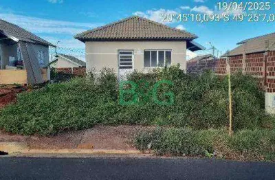 Casa com 2 dormitórios à venda, 44 m² por r$ 104.512 - residencial maria clara 2 - são josé do rio preto/sp