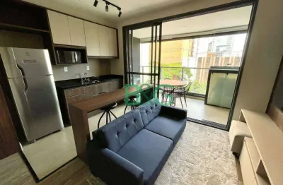 Apartamento com 1 dormitório à venda, 46 m² por r$ 839.000,00 - campo belo - são paulo/sp