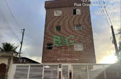 Apartamento com 1 dormitório à venda, 37 m² por r$ 140.180 - vila jockei clube - são vicente/sp