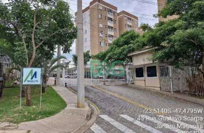 Apartamento com 2 dormitórios à venda, 49 m² por r$ 175.119,09 - jardim das magnólias - sorocaba/sp