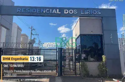 Apartamento à venda, 43 m² por r$ 165.413,71 - jardim marajoara - limeira/sp