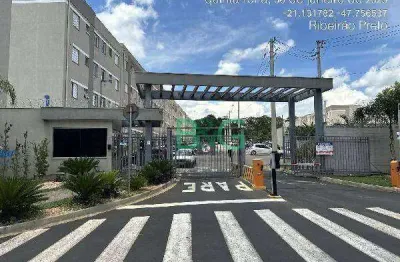Apartamento com 2 dormitórios à venda, 43 m² por r$ 127.240 - jardim aeroporto - ribeirão preto/sp