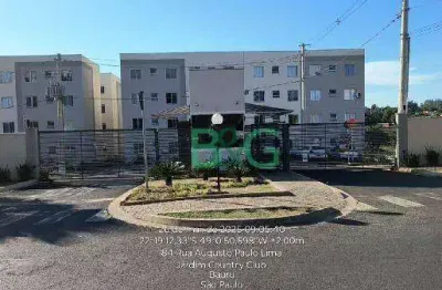 Apartamento à venda, 39 m² por r$ 100.741,08 - jardim country club - bauru/sp