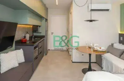 Studio com 1 dormitório para alugar, 25 m² por r$ 3.450,00/mês - pinheiros - são paulo/sp