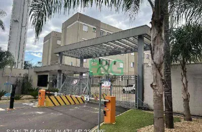 Apartamento com 2 dormitórios à venda, 43 m² por r$ 114.615,77 - jardim florestan fernandes - ribeirão preto/sp